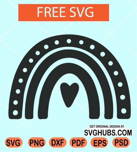 Download 119+ Rainbow SVG Free Commercial Use